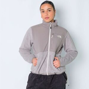 North Face Women's Denali Fleece Jacket Grey Size Small